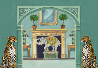 Illustration from artist Katharine Barnwell, known for her whimsical designs for Caspari.