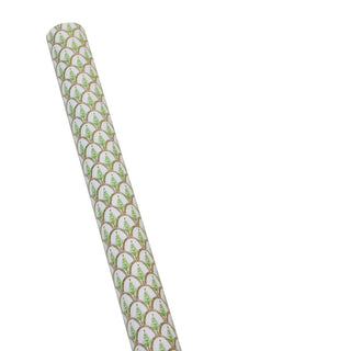 Caspari Deco Christmas Gold Gift Wrap - One 30" x 8' Roll 10055RC