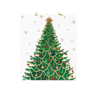 Caspari Merry And Bright Large Gift Bag - 1 Each 10062B7