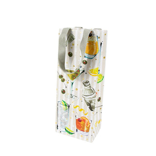 Caspari Speakeasy Wine & Bottle Gift Bags - 1 Each 10075B4