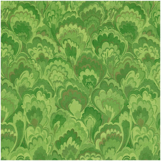 Caspari Marbled Ceramica Green & Gold Roll Wrap - includes 1 Roll Wrap 101272RC