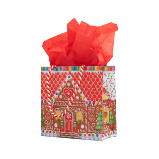 Gingerbread House Gift Bags - includes 1 Gift Bags