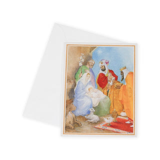 Caspari Nativity Boxed Christmas Cards - 16 Cards and 16 Envelopes 102205