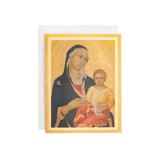 Caspari Virgin And Child Classic Boxed Christmas Cards - includes 15 cards & envelopes 105202
