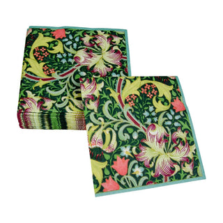 Caspari Golden Lily Forest Cocktail Napkins - 20 Per Package 12923C