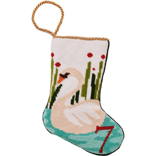 Bauble Stockings 12 Days - 7 Swans a Swimming Bauble Stocking 15247
