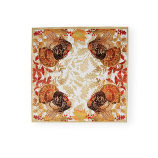 Caspari Woodland Turkey Paper Luncheon Napkins - 20 Per Package 17110L