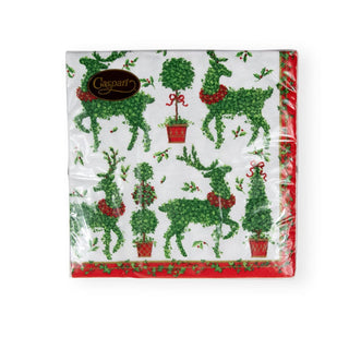 Caspari Animal Topiaries Paper Luncheon Napkins - 20 Per Package 17200L
