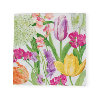 Caspari Spring Flower Show Paper Cocktail Napkins - 20 per Package 17350C