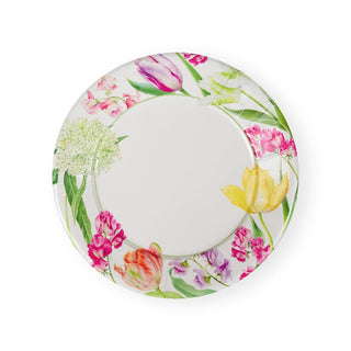 Caspari Spring Flower Show Dinner Plates - 8 Per Package 17350DP