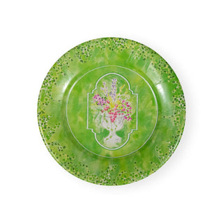 Caspari Jardin De Luxembourg Salad & Dessert Plates - 8 Per Package 17420SP