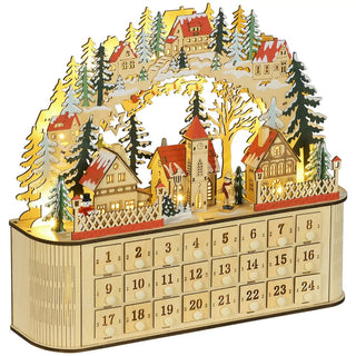 Musicbox Kingdom Wooden Advent Calendar with Drawers - 1 each 17463