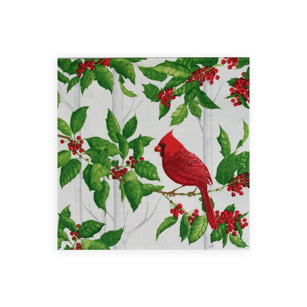 Serviettes De Table Caspari Garden Arbors – Lot De 20, Design élégant, Papier Triple épaisseur écologique