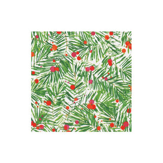 Caspari Modern Pine Boxed Cocktail Napkins - 40 Per Box 17630B