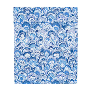 Caspari Marbled Ceramica Indigo Guest Towel Napkins - 15 Per Package 18451G