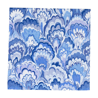 Caspari Marbled Ceramica Indigo Luncheon Napkins - 20 Per Package 18451L