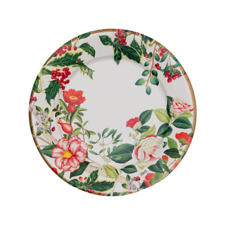 Christmas Chinoiserie Paper Dinner Plates - includes 8 Paper Dinner Plates