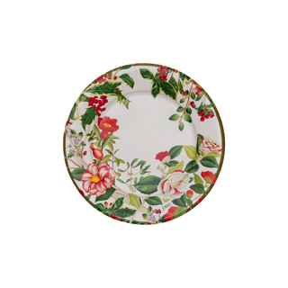 Christmas Chinoiserie Paper Salad & Dessert Plates - includes 8 Paper Salad & Dessert Plates