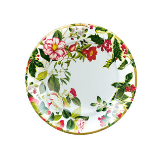 Caspari Christmas Chinoiserie Paper Salad & Dessert Plates - includes 8 Paper Salad & Dessert Plates 18680SP