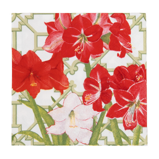 Amaryllis Conservatory Luncheon Napkins - includes 20 Luncheon Napkins