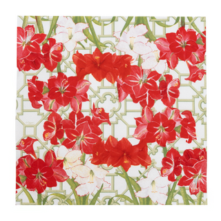 Amaryllis Conservatory Luncheon Napkins - includes 20 Luncheon Napkins