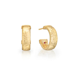 Capucine De Wulf Cleopatra Classic Small Hoop Earrings - Gold 19896