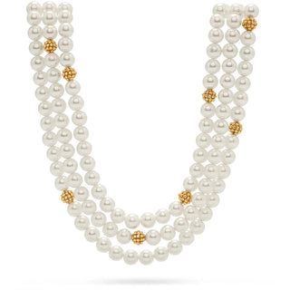 Capucine De Wulf Berry & Bead Triple Strand Necklace - Pearl 19898