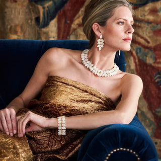 Capucine De Wulf Mermaid Garden Vine Necklace - Mother of Pearl 19908