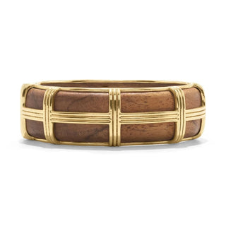 Capucine De Wulf Gaia Hinged Bangle - Teak 19910