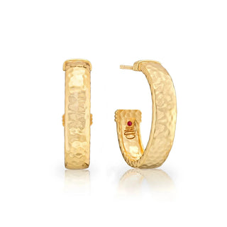 Capucine De Wulf Cleopatra Classic Medium Hoop Earrings - Gold 19912