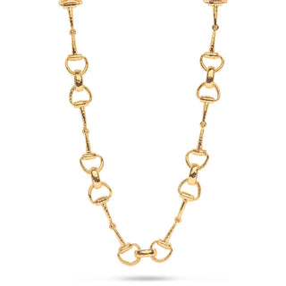 Capucine De Wulf Equestrian Snaffle Bit Chain Necklace - Gold 19913