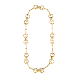 Capucine De Wulf Equestrian Snaffle Bit Chain Necklace - Gold 19913