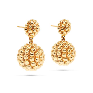 Capucine De Wulf Berry Double Drop Earrings - Gold 19917