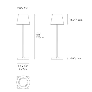 Zafferano Zafferano Poldina Pro Micro Lamp - Sage Green 20427