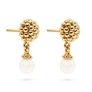 Capucine De Wulf Berry Drop Stud Earrings - Pearl 20804