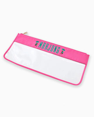 Oh My Mahjong Mahjong Tile Storage Bag - Pink Monkey 21182