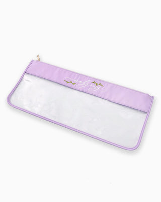 Oh My Mahjong Mahjong Tile Storage Bag - Lilac Script Mahjong 21183