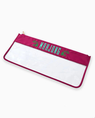 Oh My Mahjong Mahjong Tile Storage Bag - Magenta Pagoda 21184