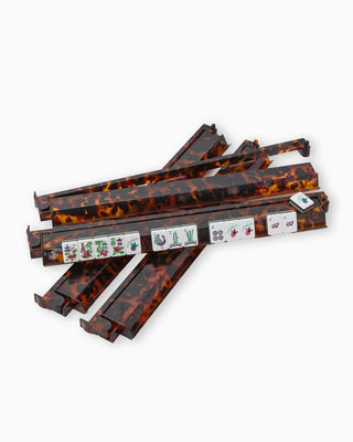 Oh My Mahjong Tortoise Mahjong Rack & Pushers - Set of 4 21202