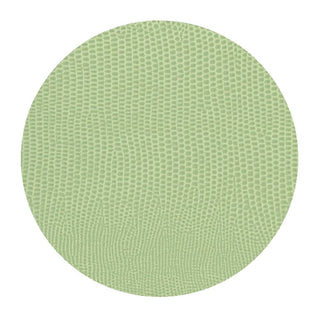 Caspari Moss Green Lizard Round Coasters - 8 Per Package 4025CR