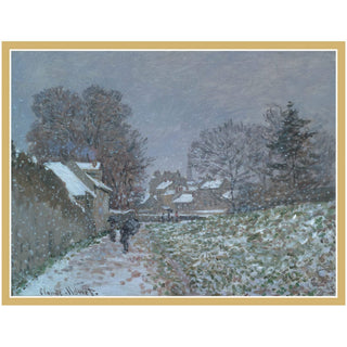 Caspari Snow at Argenteuil Large Boxed Christmas Cards - includes 15 cards & envelopes 86321