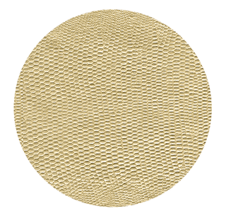Caspari Platinum Lizard Coaster Round 8-In Felt 88088CR