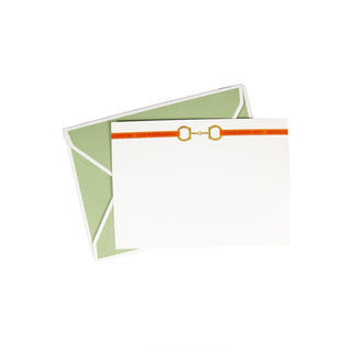 Caspari Horse Bit Combo Foil Correspondence Cards - 12 Card & Envelopes 94608CCU12