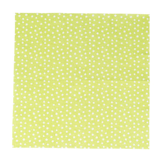 Caspari Small Dots Spring Green Luncheon Napkins - 20 Per Package 9505L
