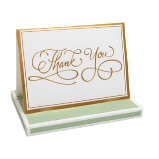 Thank You Calligraphy Foil Thank You Notes