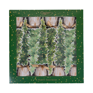 White Christmas 10" Luxury Cone Crackers - 8 per box