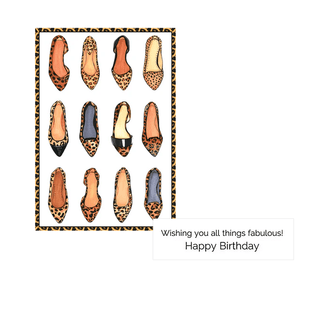 Caspari Birthday For Her - Set Of Six Greeting Cards And Envelopes BIRTHDAY-HER