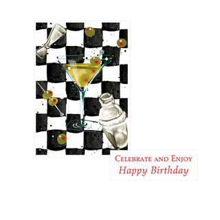 Caspari Birthday For Him - Set Of Six Greeting Cards And Envelopes BIRTHDAY-HIM
