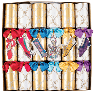 Caspari A History Of Shoes Everyday Crackers-12 Inch Long/6In CK143.12