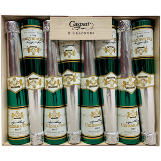 Caspari Sparkling Wine Bottle Luxury Cone Crackers - 8 Per Box CK170.10